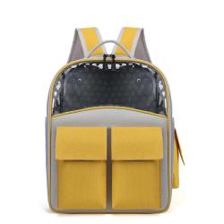 ZWY003 Double Shoulder Warm Outdoor Portable Pet Backpack Stereoscopic Breathable Cat Pet Bag Stylish Lightweight Pet Bag