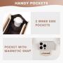 LOVEVOOK wholesale large 2pc bags sets women handbags ladies luxury 15.6 canvas laptop tote handbags for woman office briefcase
