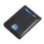 KBW223 New European and American Men's Fashion Leather Wallet Anti-RFID Theft Short Hand Push Card Space Money Clip