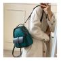 New Korean Women Bags Luxury 2022 Fashion Practical College Retro Pu Leather Durable Backpack Ladies Convertible Shoulder Bag
