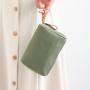 Professional Made Solid Color Mini Portable Handbag Cosmetic Bag Girls Nylon Small Makeup Bag