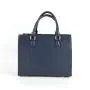 Top Handle Smooth Pu Leather Handbag Large Capacity Custom Tote Handbag Female Bag