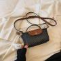 Summer mini woven shoulder crossbody bag