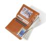 ZR631 Genuine Leather Men Wallet Coin Purse Small Card Holder Vintage Wallets RFID Blocking High Quality Wallet Customized logo