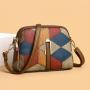 2024 New Colored Versatile Fashion Double Zipper Single Shoulder Crossbody Change Phone Bag