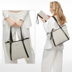 LOVEVOOK 2024 Factory New Customized Canvas Ladies Handbags Purses Bag Fashion High Quality  tote bag Handbag sets For Women