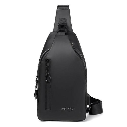XL047 Hot Sell Young Person Outdoor Sports Waterproof Crossbody Bag with USB Men's Chest Bag Durable Sports Shoulder Bag