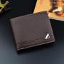 Hot sell   2022 Men's wallet  short fashion open soft wallet casual  pattern multi-card position large-capacity wallet for man
