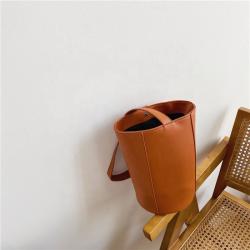 New design shoulder bag fashion hand bags ladies Cylindrical in large capacity handbags for women luxury bucket bag