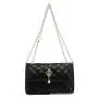Korean style embroidery shoulder bag for women 2024 new pu leather women's crossbody bags fashion simple small square bag
