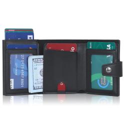 2024 Supplier Customize Aluminum Credit Card Holder Slim RFID Blocking Metal Pop Up Wallet