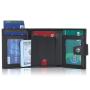 2024 Supplier Customize Aluminum Credit Card Holder Slim RFID Blocking Metal Pop Up Wallet