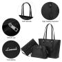 LOVEVOOK Fashion Designer Leather Shoulder Bags Ladies Tote Satchel Hobo 3pcs Bag Set Purses and Handbags for Women