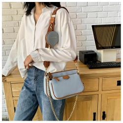 KBW275 2023 Wholesale New Fashion Good Quality Crossbody Shoulder Women's Bag 3 Pieces Chain Bag