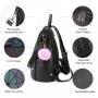 LOVEVOOK fashion cute school bags custom geometric backpacks large unisex travel women bags ladies backpacks