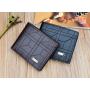 2022 Hot sell  Retro men's  short wallet horizontal male wallets for men fashionable card holder leather wallet