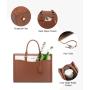 LOVEVOOK New designer Custom OEM 15.6 Inch Leather Laptop Bag 2 pcs/set Handbag Purse Computer briefcase Laptop Messenger Bag
