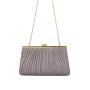 Custom Logo Classic Luxury Ladies Elegant Factory Sell Purse OEM ODM Wholesale Shiny Satin Lady Ruched Chain Women Evening Bag