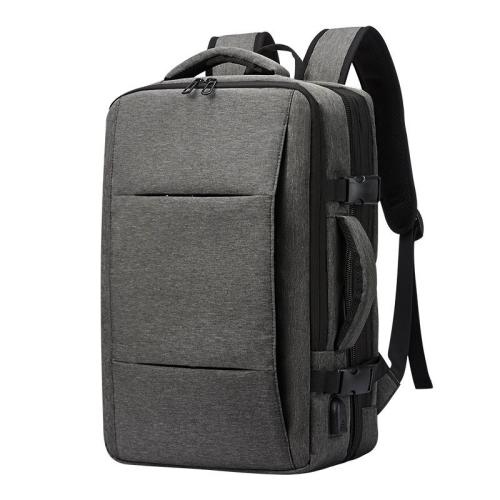 Custom 37L Unisex Expanding Laptop Backpack Large Capacity Three-Layer Dry Wet Separation Waterproof Shoulder Outdoor Travel Bag