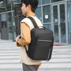 ZR877 New Laptop Bag Unisex USB Computer Backpack Oxford Fabric Waterproof Zipper Print Logo Gift Backpack Business Schoolbag