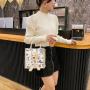 KBW489 Hot Cute Bear Japanese Women Bags Cartoon Students Handbag Trend New Ladies Canvas Bag