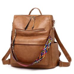 Wholesale Casual Tote Backpack Bags Leather Handbags for Women Big Handbags Ladies Large Capacity Mummy Shoulder Bags With Strap