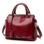 KBW635 Hot Sale Women Bag PU Retro Handbag Fashion High Quality Oil Leather Rivet Ladies Single Shoulder Crossbody Bag