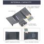 OEP004 Custom Short Card Holder Rfid Blocking Carbon Fiber Card Holder Pop Up Wallet Credit Card Holder for Men and Women