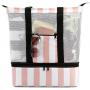 Tote Mesh Beach Bag with Cooler Sections Pool Bag for Women Detachable Insulated Picnic Bag