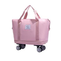 LX059 Hot Selling Folding Travel Bag With Wheels Lightweight Wet Separation Swimming Fitness Bag Large Capacity Sports Bag