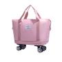 LX059 Hot Selling Folding Travel Bag With Wheels Lightweight Wet Separation Swimming Fitness Bag Large Capacity Sports Bag