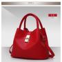 Pu Bucket Bag Women's Fashion Super Fiber Leather Portable Bagtaschen Messenger Bag bolsas para mujer  bolsos-para-mujeres-