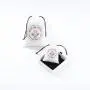 Luxury  Custom Velvet Fabric Lipstick Cosmetic Jewelry Pouch Soft Beige Velvet Packaging Bag