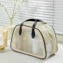 Hot sell factory directly double layer pvc cosmetic bag travel  kits pvc makeup bag  pvc wash bag