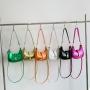 2023 New Shiny Stone Pattern Fashion Simple Handbag Trend Aesthetic Casual Retro Designer Bags Fresh One Shoulder Women's Bag