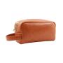 Hot selling makeup bag logo custom cosmetic PU leather toiletry bag for women