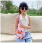ZR429 Children's Lovely Versatile Contrast Color Chest Bag Little Girl's Nylon Messenger Bag kids Duck Cross Body Shoulder Bag