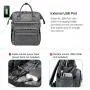 Discount Sale LOVEVOOK Quilted Nylon Elegant Ladies School Travel Backpack Waterproof 15.6 In Large Women's Laptop Backpacks