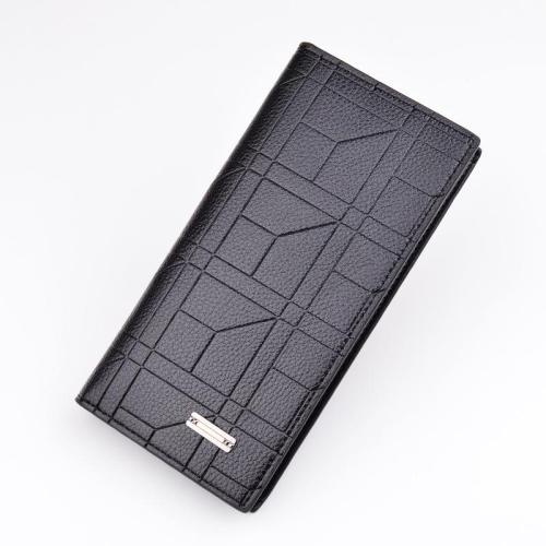 OEM822 Vintage Long PU Leather Wallet Business Long Wallet Men Minimalist Wallets for Men Clutch Phone Purse card Holder