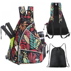 Wholesale Waterproof Sport Sling Racket Bag Tennis Pickleball Paddle with Water Bottle Holder Pickleball Bag Backpack Unisex