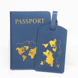 ZR601 New RFID PU Passport Bag Baggage Tag Travel Document Luggage Tag Passport Cover Multi Card Wallet Ticket Passport Clip