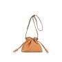 2024 New Luxury Drawstring Long Shoulder Strap Women Bucket Bag Casual Mini Bags For Ladies