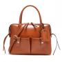 Retro oil wax soft PU leather high-capacity crossbody bags women's tote bag handbags