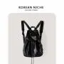 Wholesale Customization PU Leather Fashion Simple Style Water Proof Ladies Women's backpack Shoulder Bags