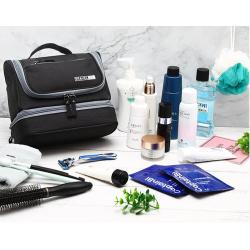 ZR640 New 600D Oxford Cosmetic Bag Portable Handheld Couple Wash Storage Bag Fashion Travel Organizing Dry Wet Separation Bag