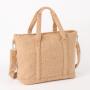 Stock M L Brown Pink Black Teddy Mini Traveler Tote Fluffy Fur Soft Cute Winter Daily Fashion Bags Large Handbags