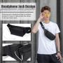 Wholesale Custom Streetwear Fanny Pack Bum Bag Waterproof Waist Belt Bag For Running Travel Hiking