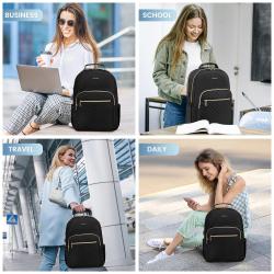 LOVEVOOK 15.6 17 18 in Waterproof Backpack Trendy Anti Theft School Bags For Men Usb College Laptop School Bags For Teenagers