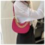 Wholesale factory women's handbag solid zipper felt fabric fashion shoulder bags for women 2024 new designer bags with chain