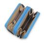 Cheap women purse casual business leather woman wallet handmade weave PU leather wallet